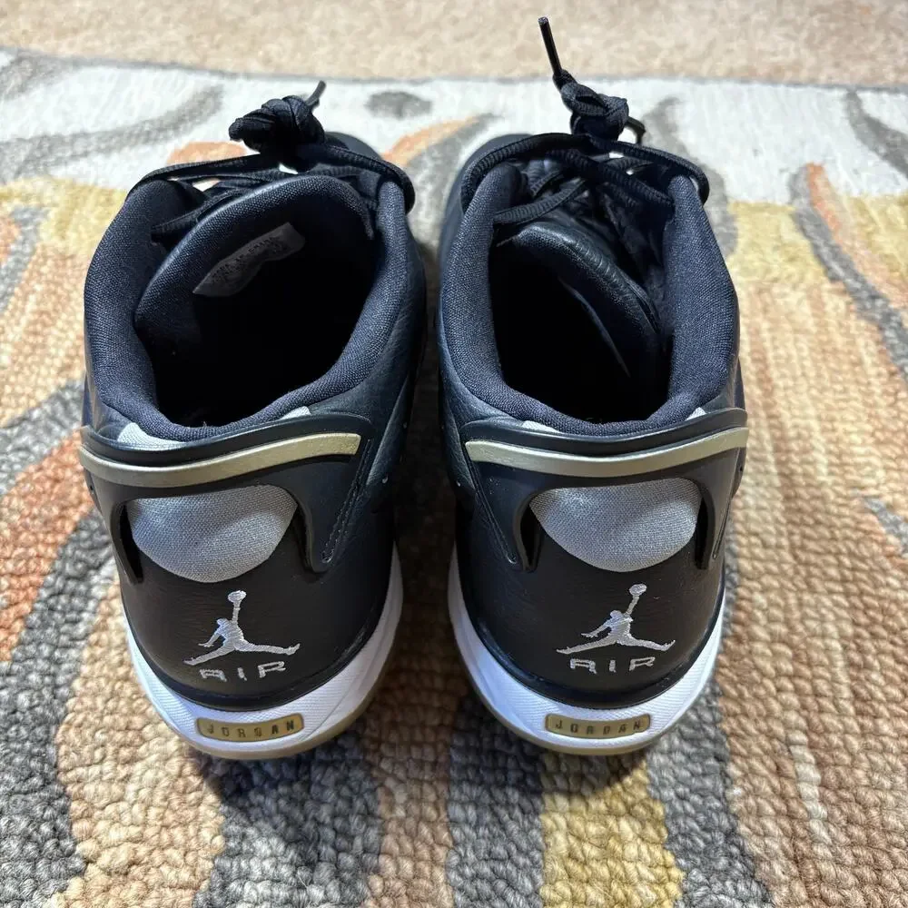 Air Jordan 6 Retro Black 317254-011 Nike Football Cleats VI Men’s Sz 13‎ No Box